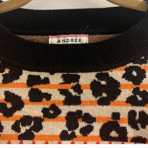 ANDREE colorful sweater top -LG - Picture 3 of 3